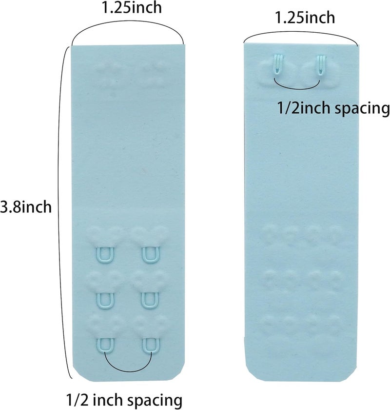 SAMGU Store Women's Soft Bra Extender 2 Hook / 3 Hooks / 4 Hooks Seamless Comfortable Bra Strap Extender Extension - Image 2